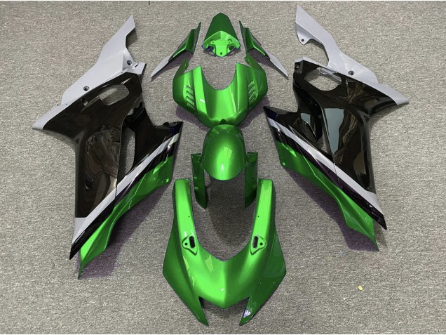 2017-2021 Cement Black and Green Yamaha R6 Motorcycle Fairing 2017-2021 Cement Black and Green Yamaha R6 Motorcycle Fairing