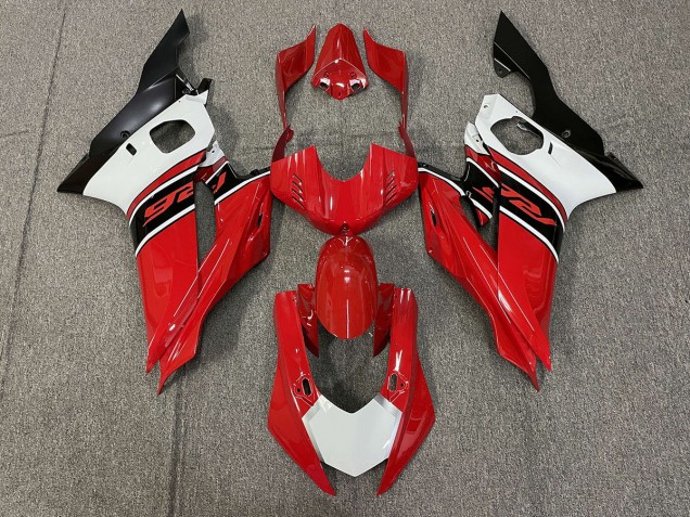 2017-2021 Red White and Black Yamaha R6 Motorcycle Fairing