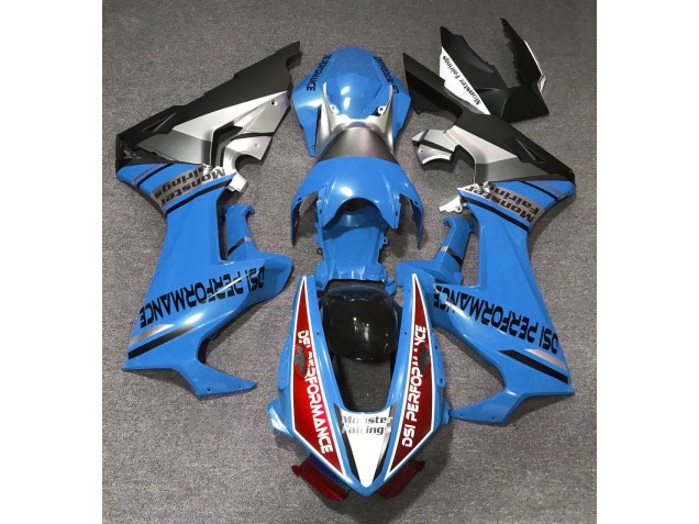 2017-2023 Gloss Blue & Red Honda CBR1000RR Motorcycle Fairing