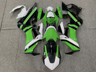 2017-2023 Gloss Green White and Black Honda CBR1000RR Motorcycle Fairing