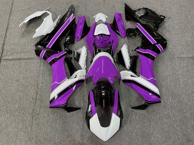 2017-2023 Gloss Purple White and Black Honda CBR1000RR Motorcycle Fairing