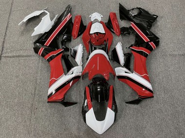 2017-2023 Gloss Red White and Black Honda CBR1000RR Motorcycle Fairing