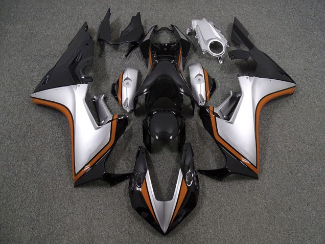 2017-2023 Silver and Black & Orange Honda CBR1000RR Motorcycle Fairing 2017-2023 Silver and Black & Orange Honda CBR1000RR Motorcycle Fairing