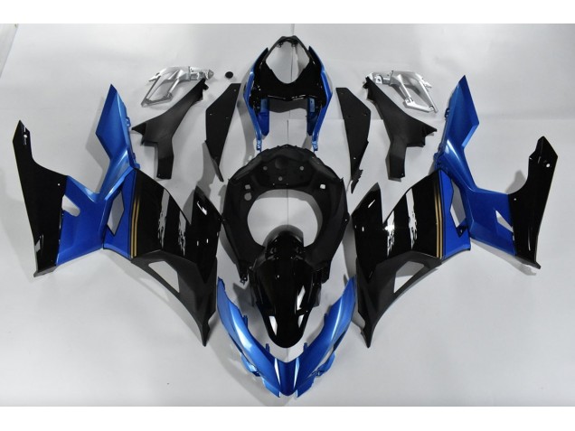 2018-2023 Blue and Black Kawasaki Ninja 400 Motorcycle Fairing